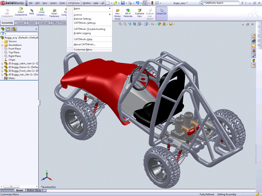 Bi-directional 

SolidWorks/CATIA Translator supports SolidWorks 2012 & CATIA V5 R21 files