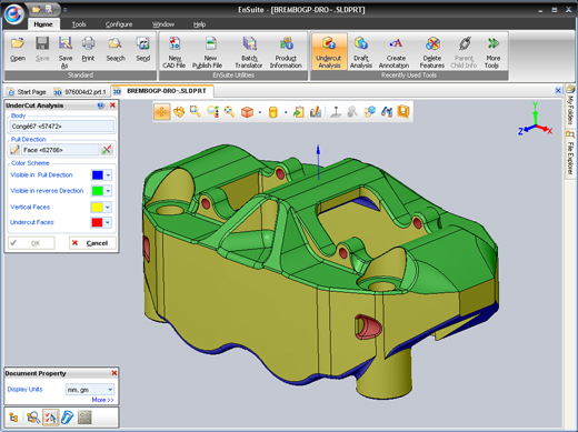 EnSuite 2012 Supports latest versions of NX8, SOLIDWORKS 2012 & Parasolid 24 files.